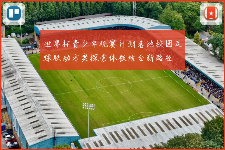 世界杯青少年观赛计划落地校园足球联动方案探索体教结合新路径